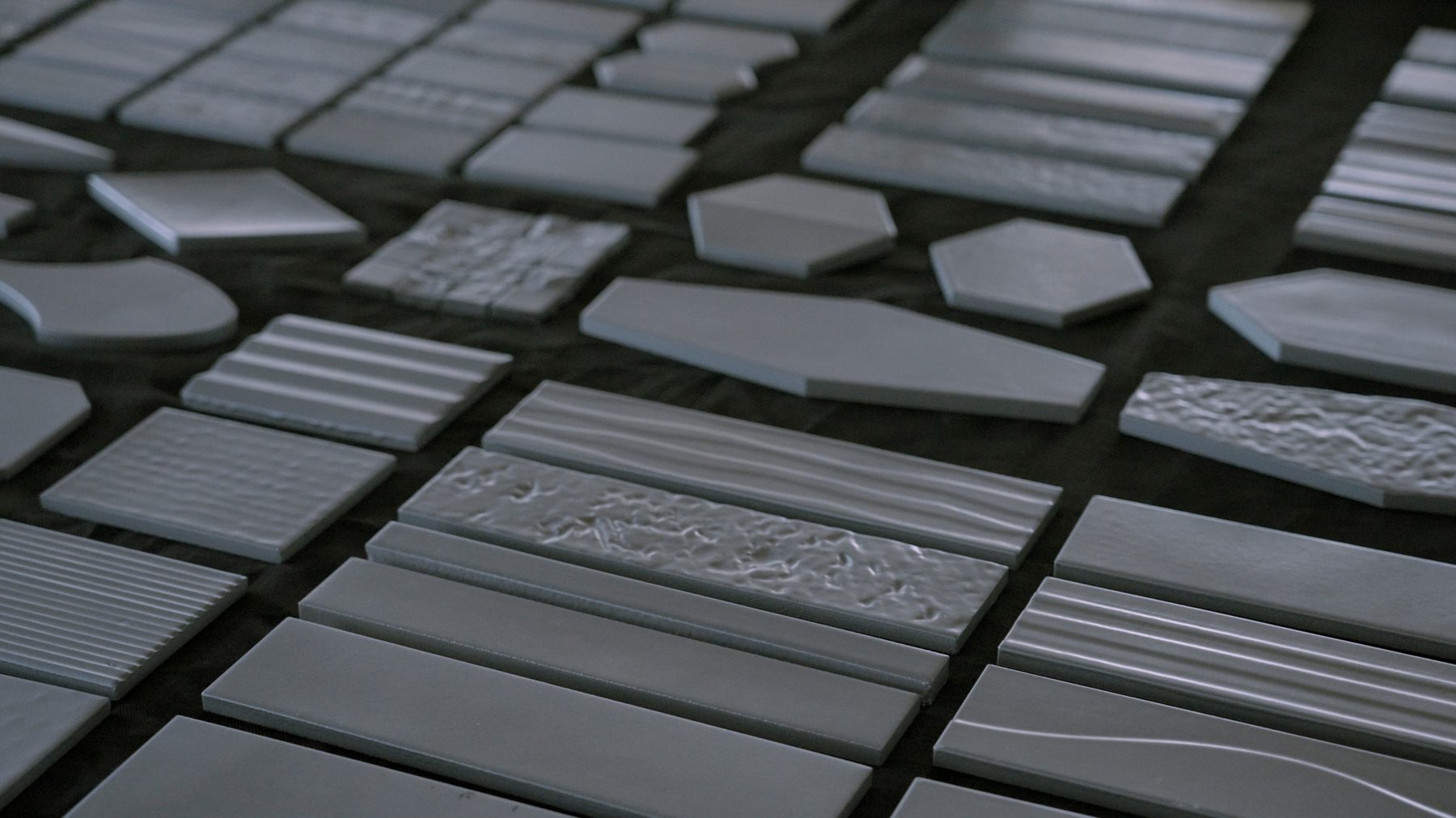 Forms & relief, dry-pressed